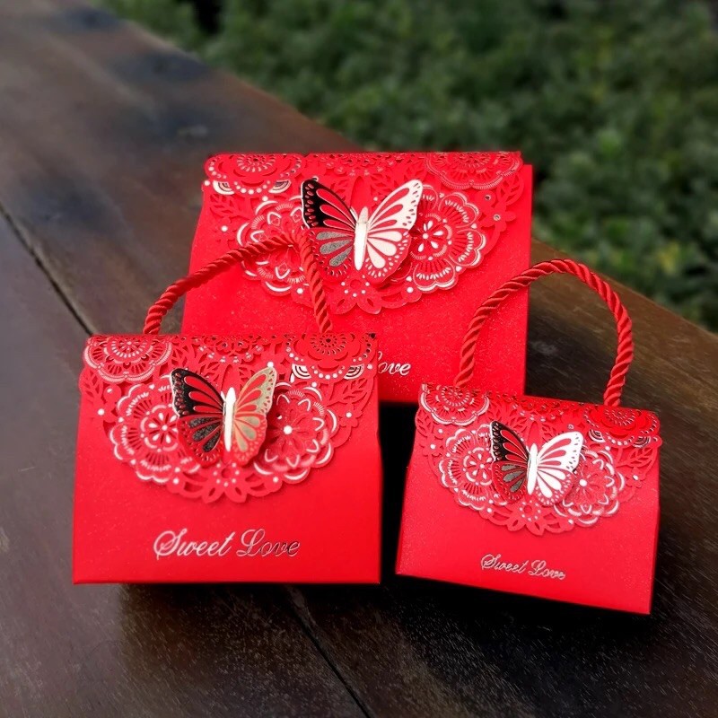 BB-226 (5pcs) Butterfly Gift Packaging Box for Cookie Pineapple Tart ...