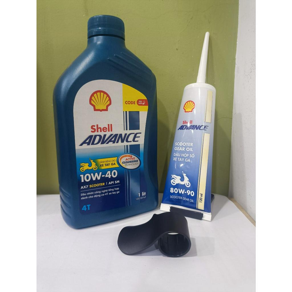 (With Power Steering) Combo KM (1L) Shell Advance Ax7 Scooter 10w40