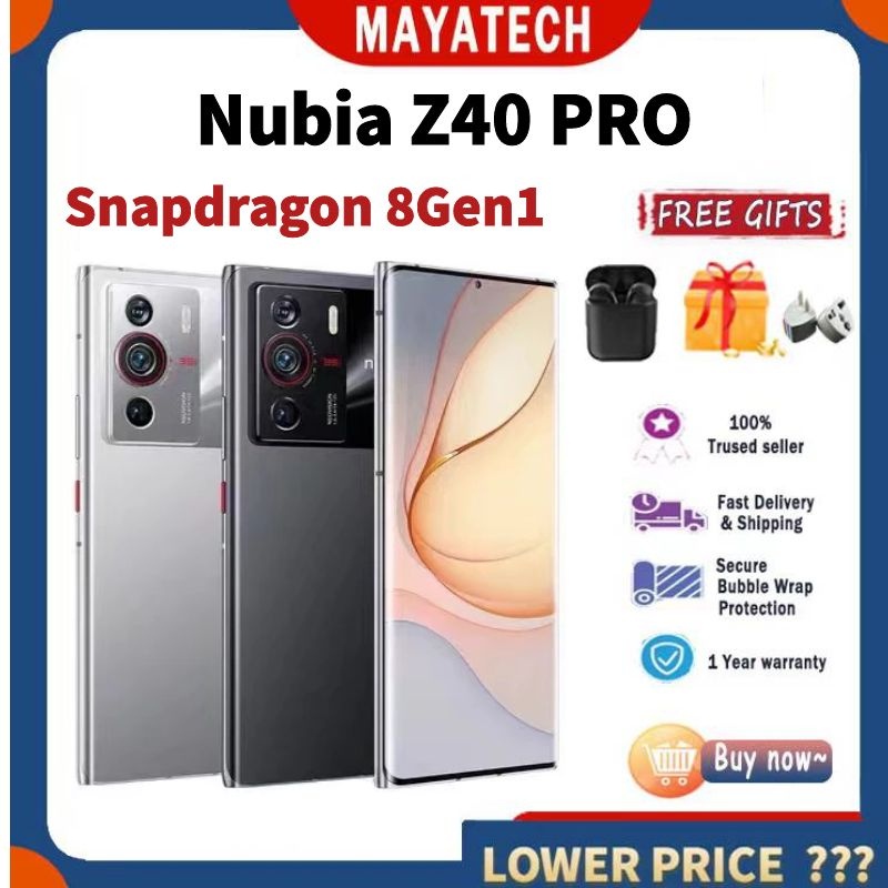 ZTE Nubia Z40 Pro / Nubia Z40Pro / nubia Z30 Pro Snapdragon 8Gen1 144Hz  5000mAh Nubia Gaming phone