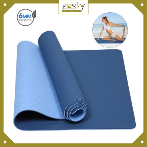 Premium Yoga Mat Non-Slip Mat TPE Pilates Tikar Senaman Fitness Mat ...