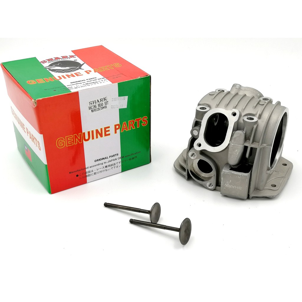 (100% ORIGINAL) SHARK RACING HONDA WAVE 125 RACING HEAD [ 26 / 30 MM ...