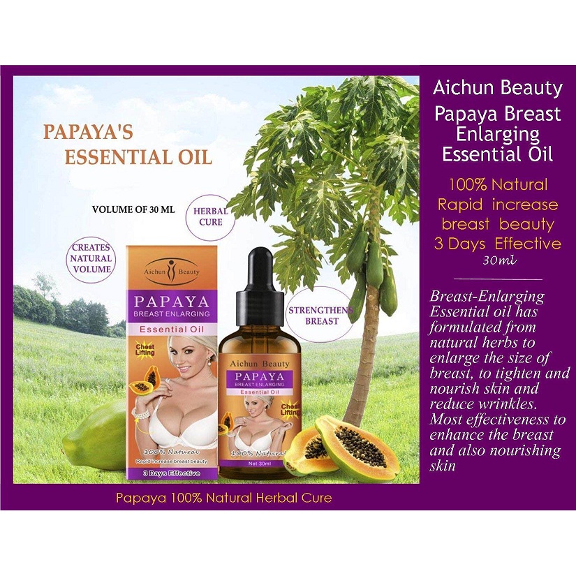 Papaya Essential Oil Breast Enlargement AICHUN BEAUTY【100