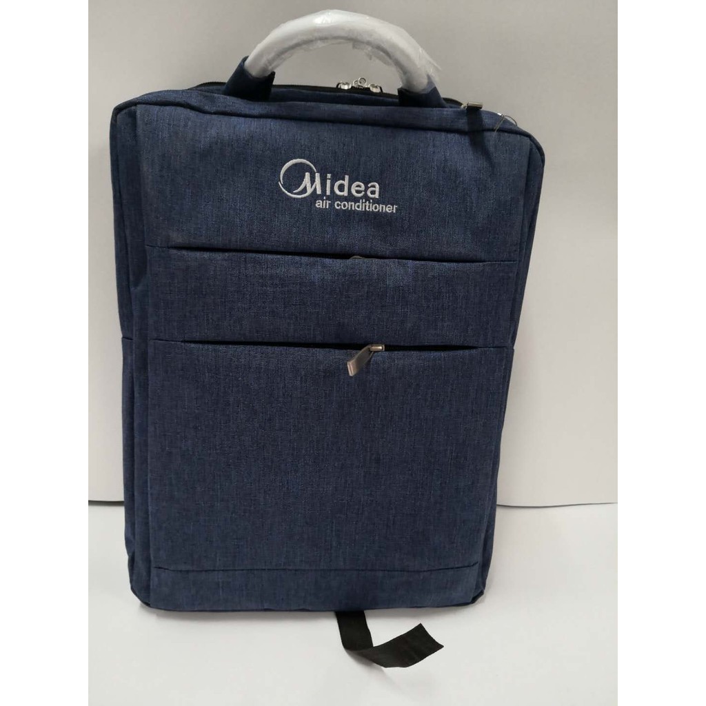 Midea DARK BLUE Backpack USB Charge Laptop Bag | Shopee Malaysia