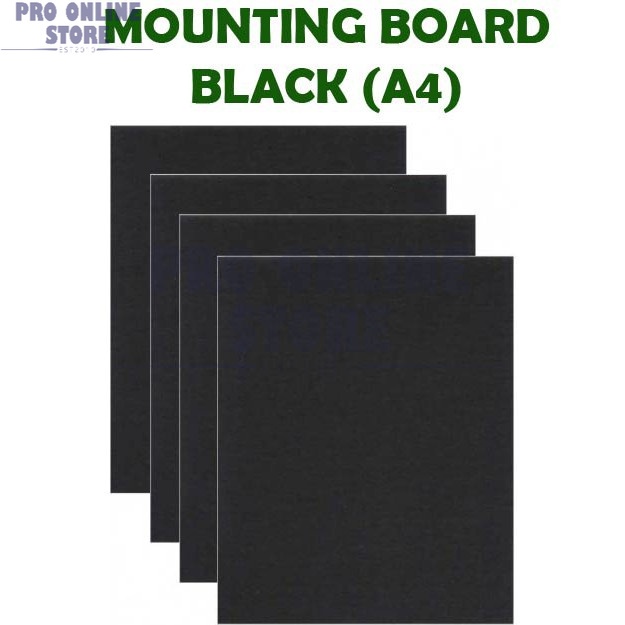 Black Color Mounting Board A4 size (per pc) Shopee Malaysia