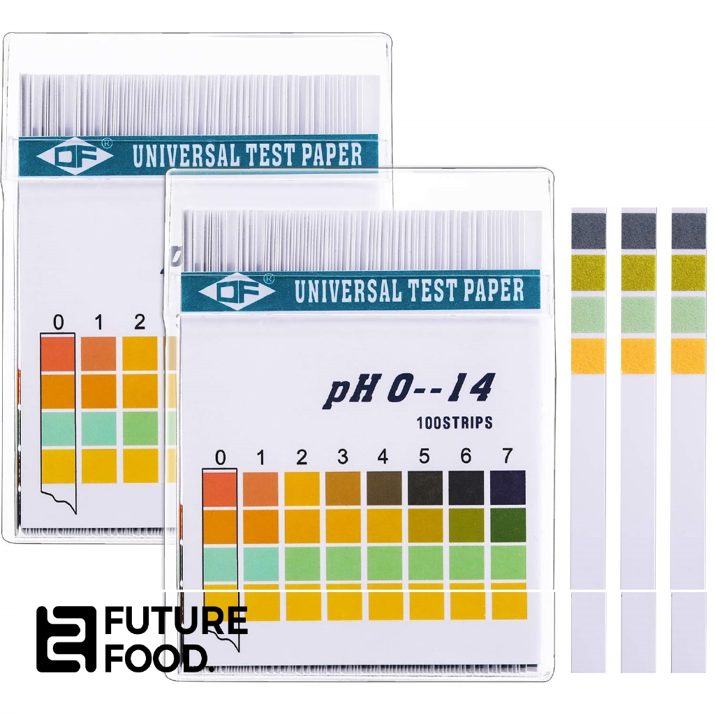 pH Paper | 100 Strips | Wide Range 0 - 14 | Litmus | Universal ...