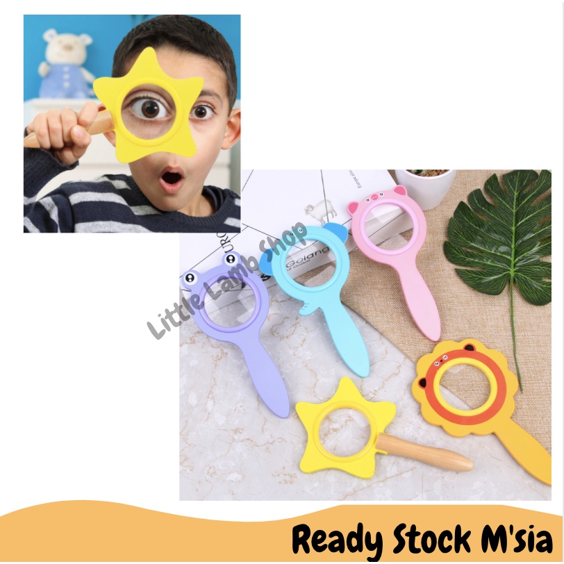 Kid Magnifier/ Little Scientist Wooden HD Magnifier/ Insect Viewer ...