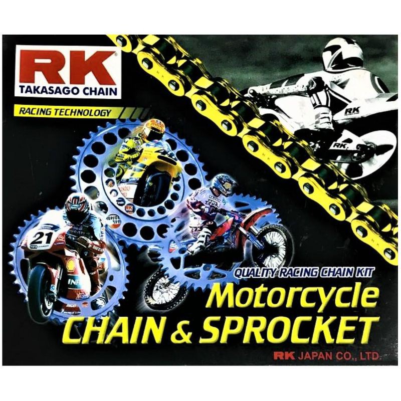 Rk Sprocket chain set Big bike z800,NINJA 250, ER6/Versys 650, CBR500
