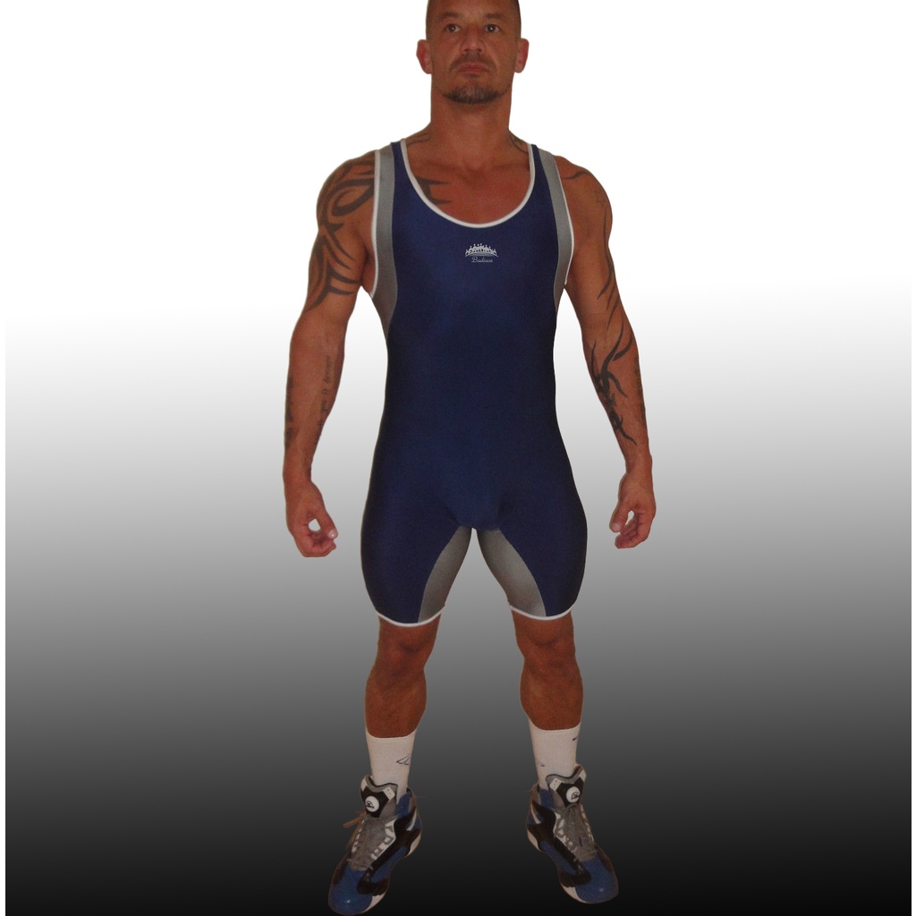 Badiace One Piece Wrestling Suit Men's Fitness One Piece Wrestling ...