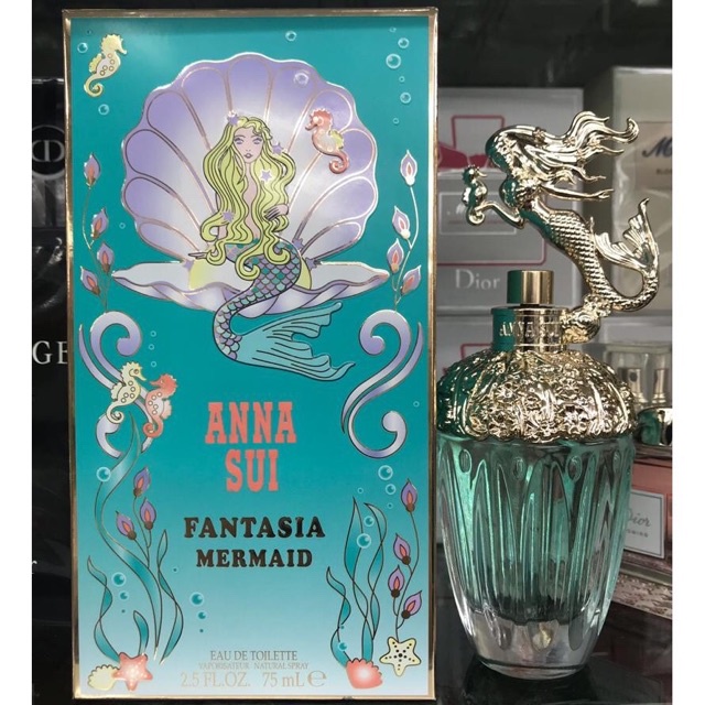 ORIGINAL Anna Sui Fantasia Mermaid EDT 75ML Perfume Shopee Malaysia