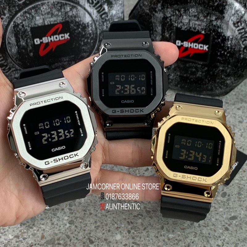 Metal g shock outlet 5600