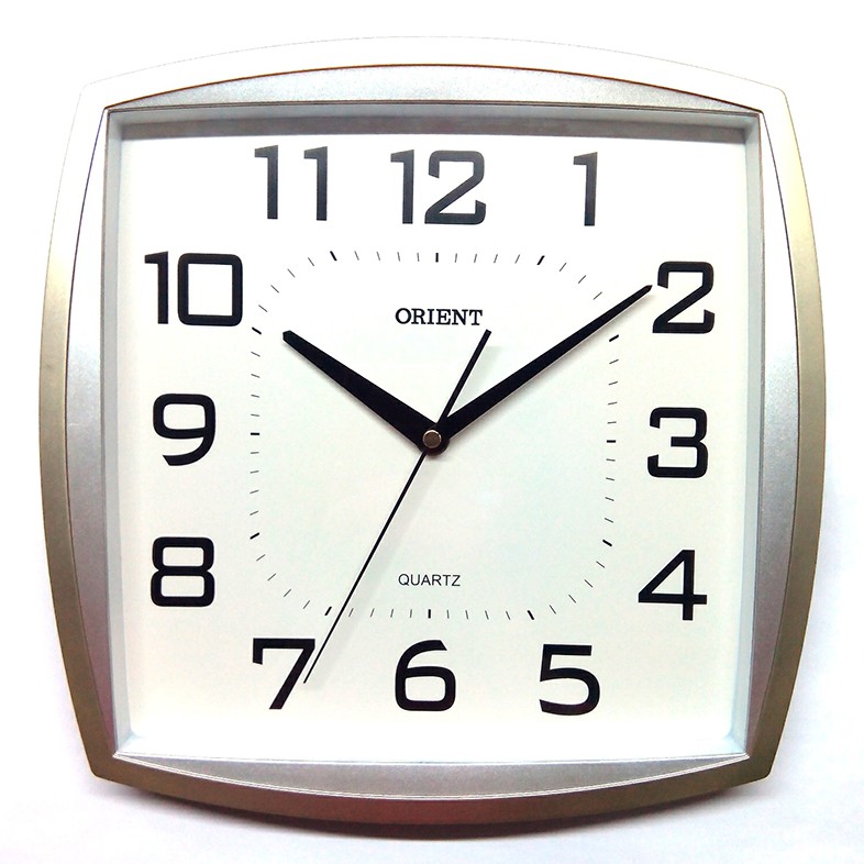 Orient OD164 Japan Quartz Square Wall Clock (Metallic Gold) | Shopee ...