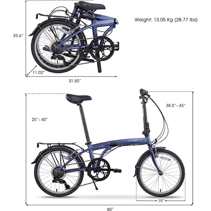 DAHON SUV D6 20 FOLDING BIKE FOLDABLE BIKES HIGH QUALITY AND STABILITY Shopee Malaysia