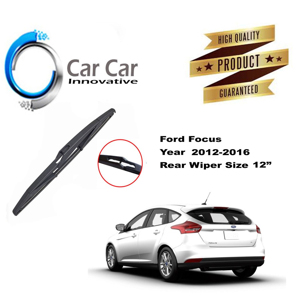 Ford focus rear wiper store blade size