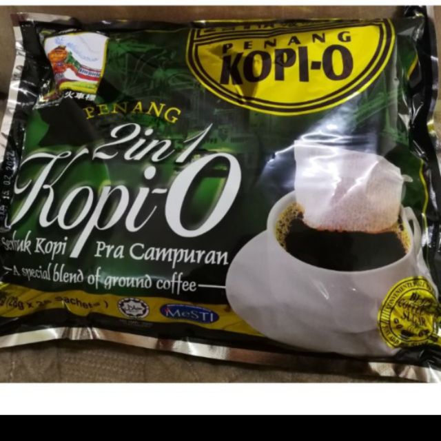 (Clearance) Train brand (Cap Keretapi) 2in1 Penang KopiO (28g x 28