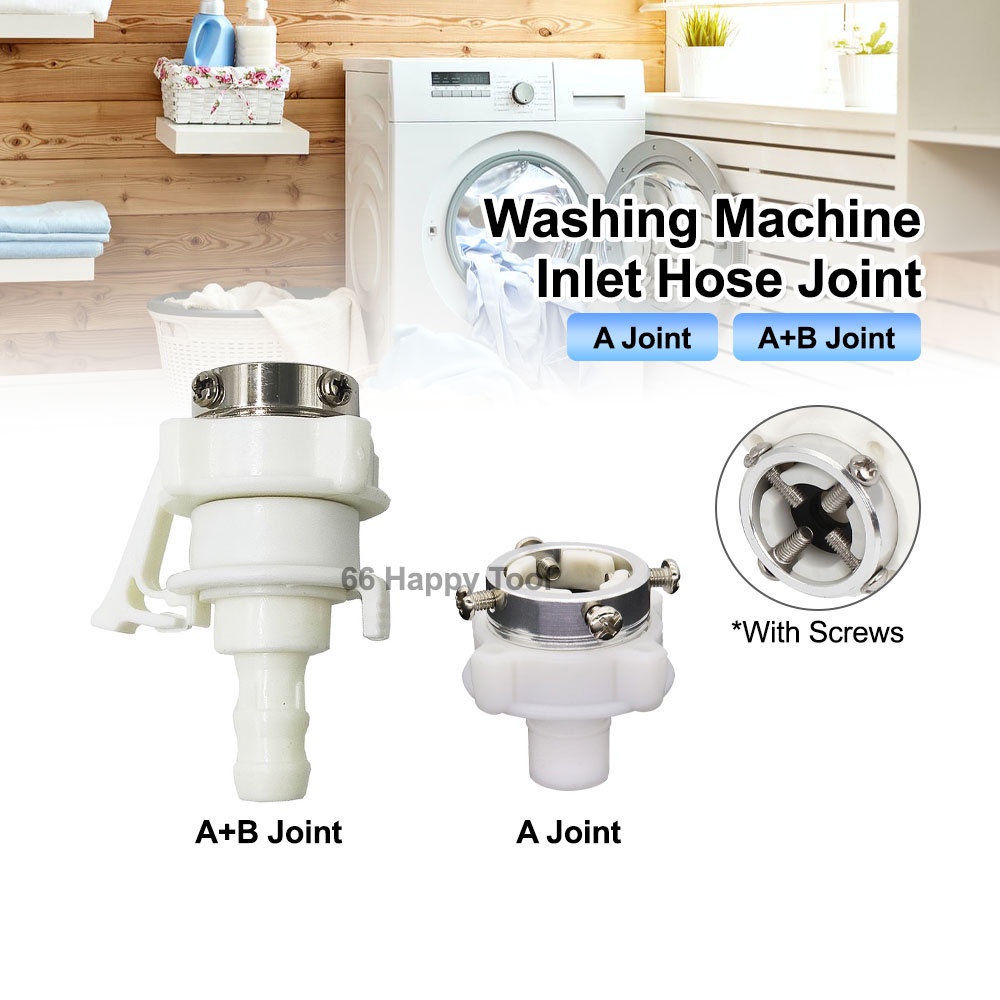 Washing Machine (AB Joint/A Joint) Hose Joint Washer Water Inlet Pipe