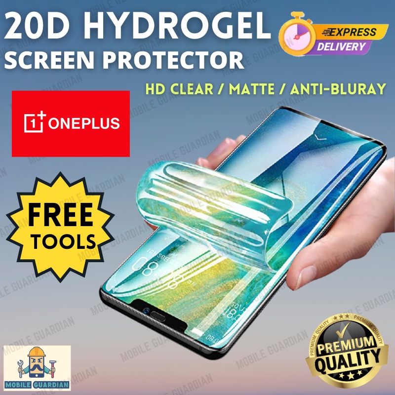 Hydrogel Screen Protector OnePlus 9R 8 5G UW Verizon 7T Pro McLaren