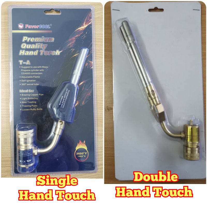 Ready Stock! Hand Torch Single or Double pembakar rod welding | Shopee ...