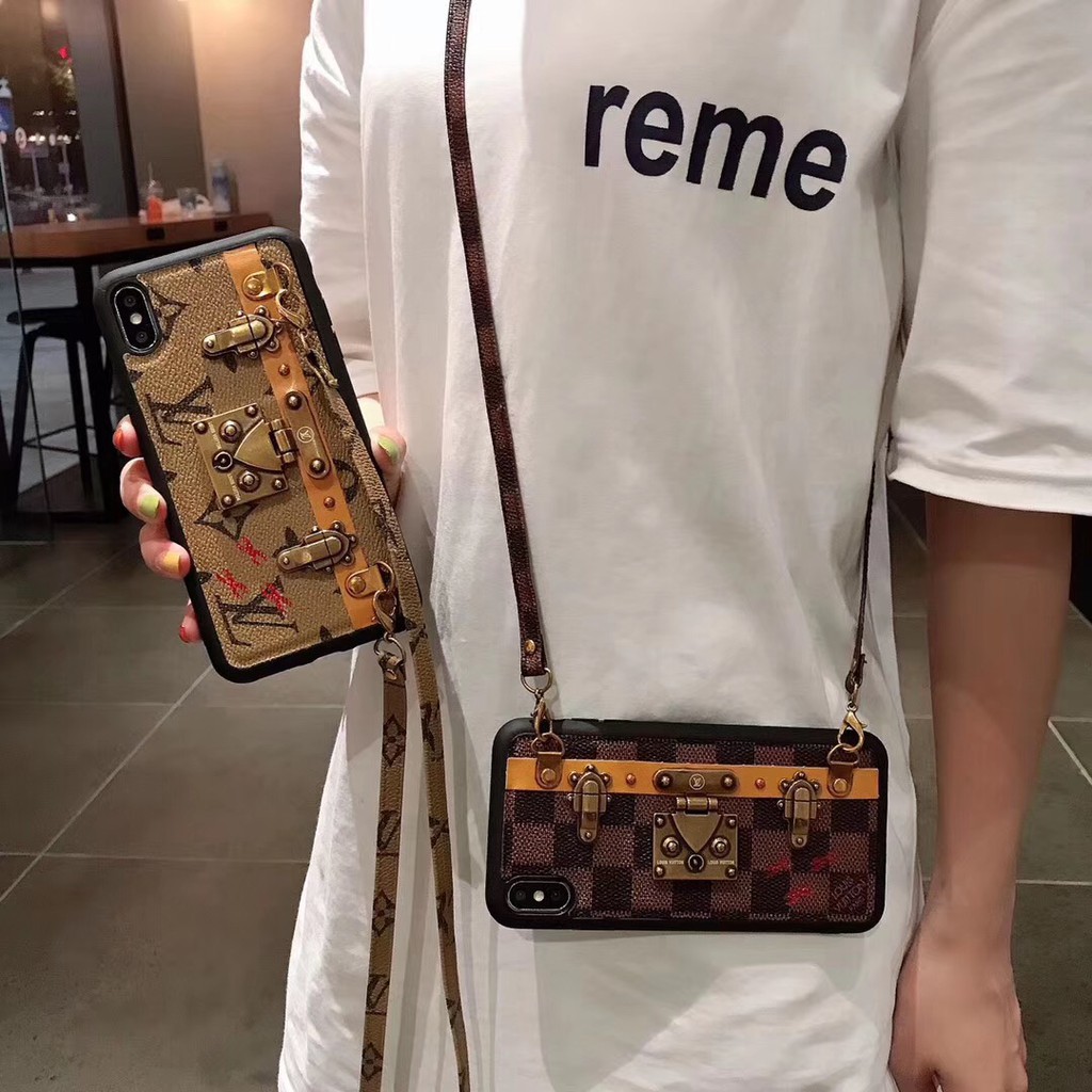 Classic Louis Vuitton Brown Monogram x Supreme Logo Huawei Mate 10