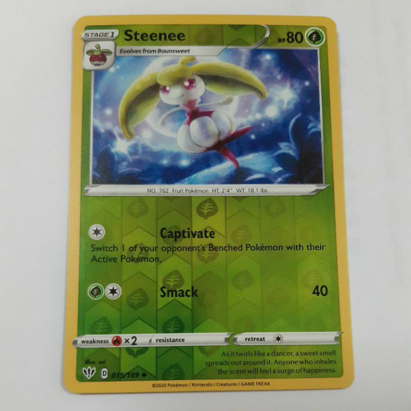Pokemon Card TCG: Darkness Ablaze: Bounsweet/ Steenee/ Teddiursa/ Ursaring/  Staravia/ Rookidee/ Rowlet/ Dartrix | Shopee Malaysia