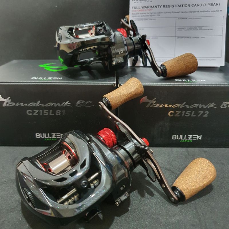 BULLZEN TOMAHAWK BAITCASTING REEL SERIES (CZ15L) Shopee Malaysia