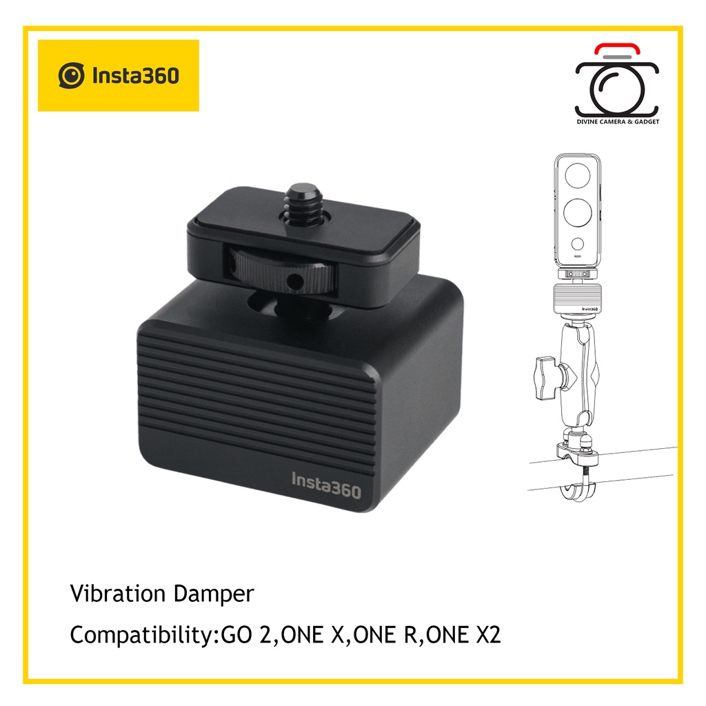 INSTA360 Vibration Damper CompatibilityGO 2,ONE X,ONE R,ONE X2