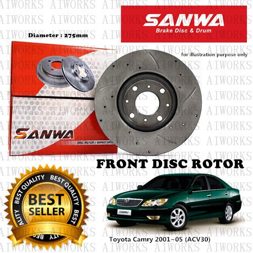 SANWA Sport Japan Toyota Camry ACV30 ACV31 2001-2005 Front Racing ...