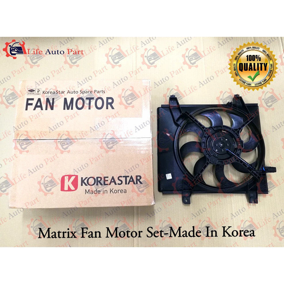 Hyundai Matrix Radiator Fan Motor Set -Made In Korea | Shopee Malaysia