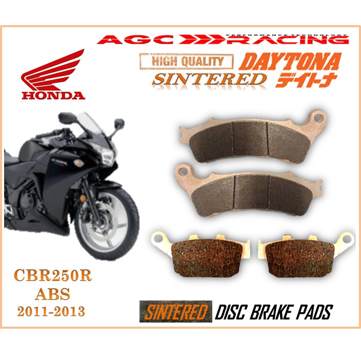 EBC Sintered Rear Brake Pad FA496HH – Fits Honda CBR250 ABS & Non-ABS (2011-2013)