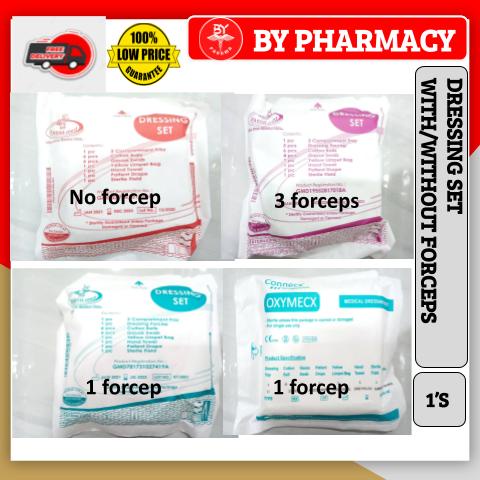 Basic Dressing Set 0 forcep /1forcep/3forceps 1's | Shopee Malaysia