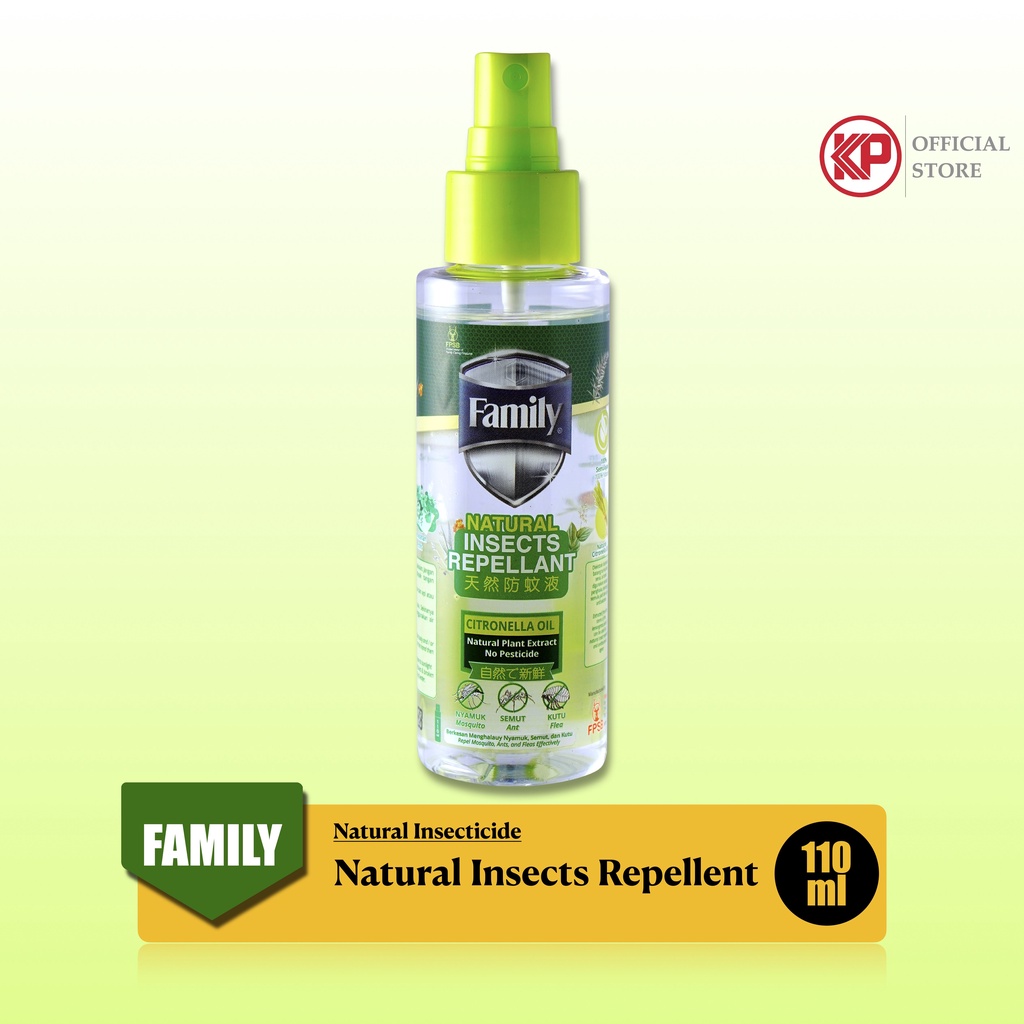 FAMILY NATURAL INSECTS REPELLENT 110ML | Shopee Malaysia