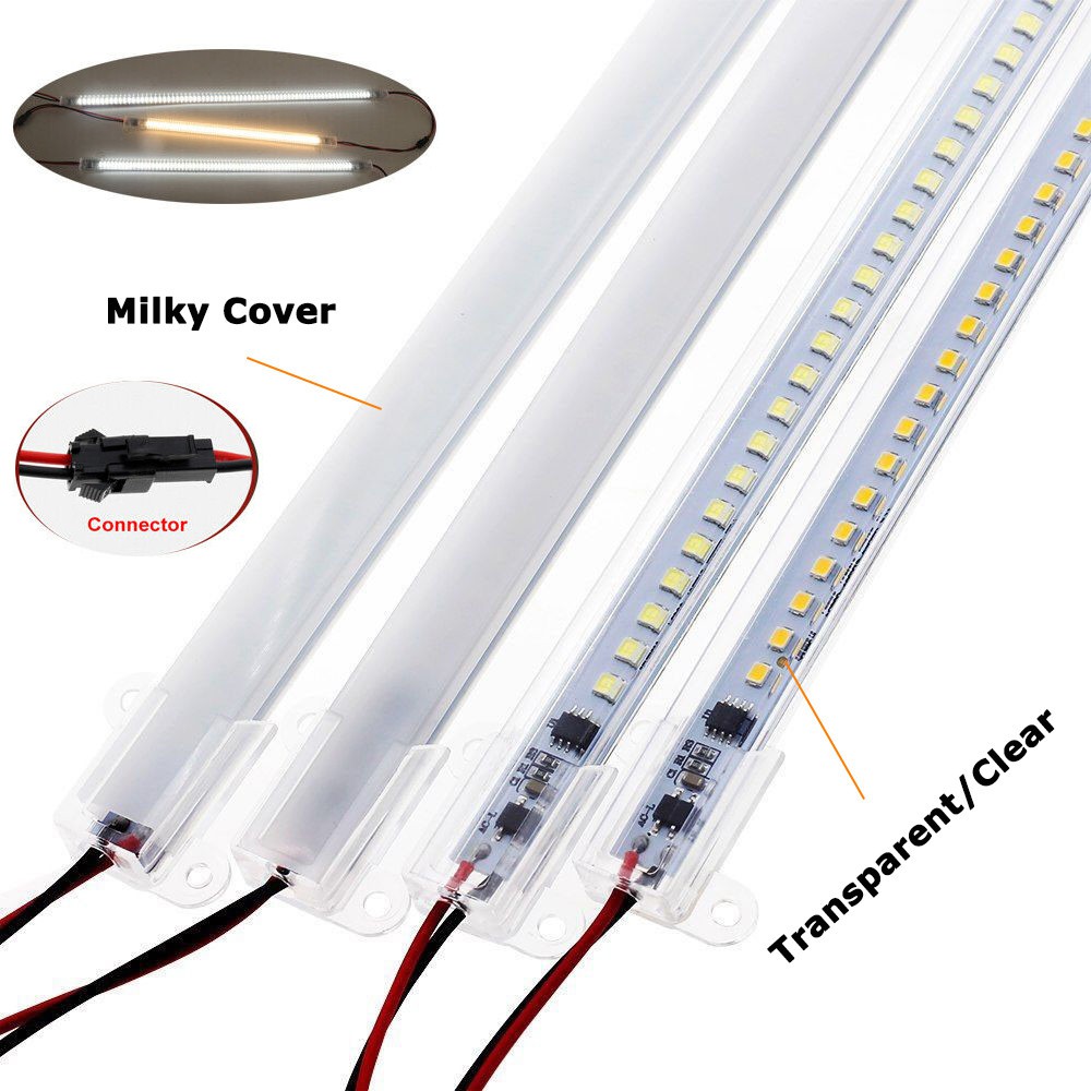 2Pcs Super Bright LED Bar Light AC220V LED Tube 2835 Rigid Strip Energy ...