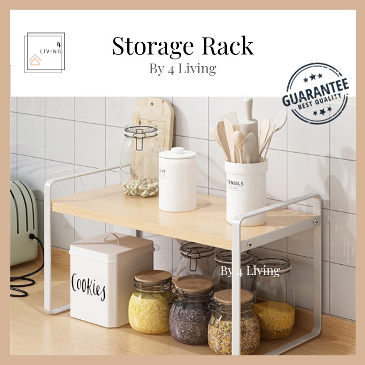 30cm Kitchen Storage Rack Rak Dapur Rak Rempah Table Organizer Rack ...