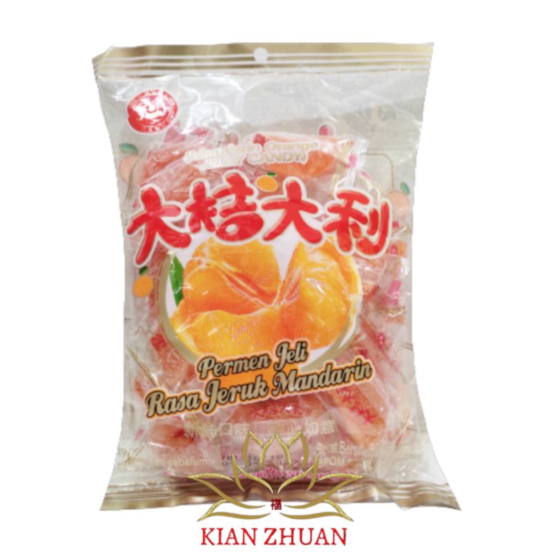 Mandarin Orange Flavor Jelly Candy 500gr | Shopee Malaysia