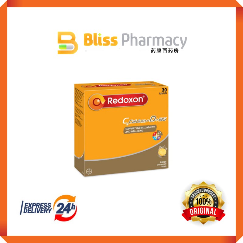 Redoxon Cal-D Effervescent Tablets (Vitamin C, D, B6 + Calcium) 30s ...