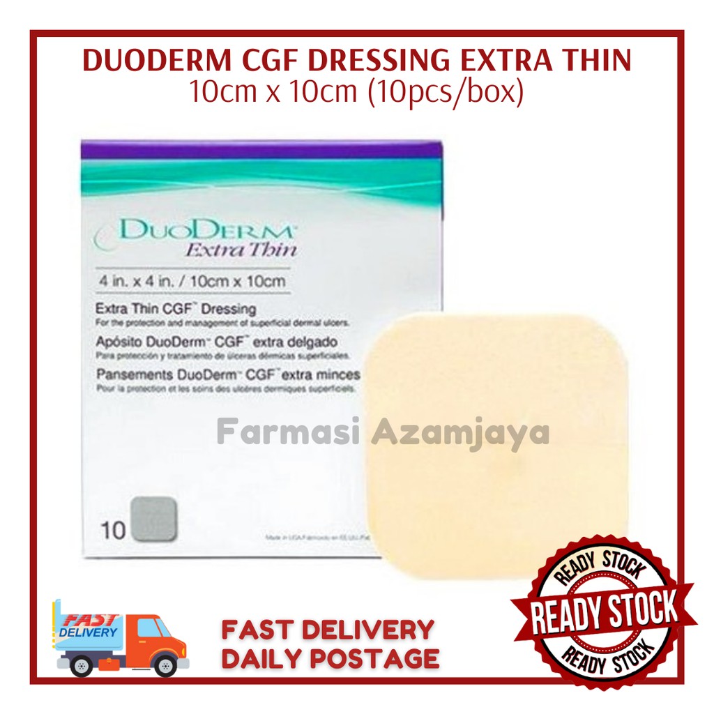 DUODERM CGF DRESSING PATCH / EXTRA THIN (1pcs) | Shopee Malaysia