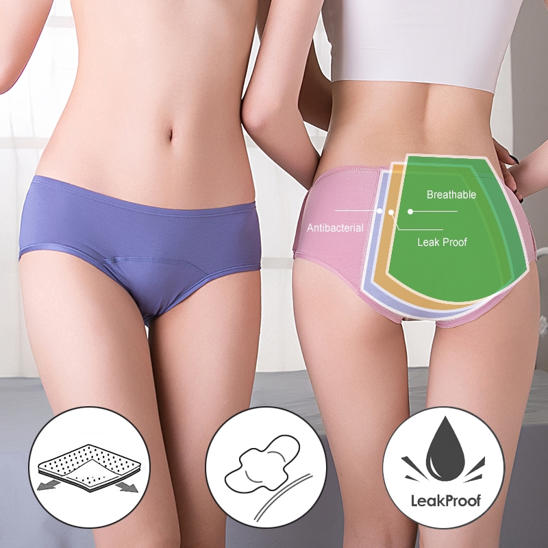Women Sexy Lace Leak Proof Menstrual Period Panties Physiological