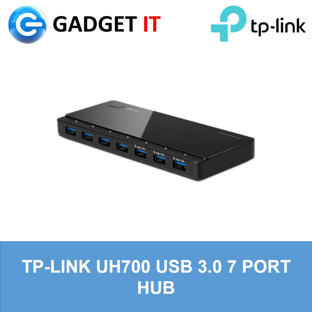 TP-LINK UH700 USB 3.0 7-Port Hub (HUB-TPL-UH700) | Shopee Malaysia
