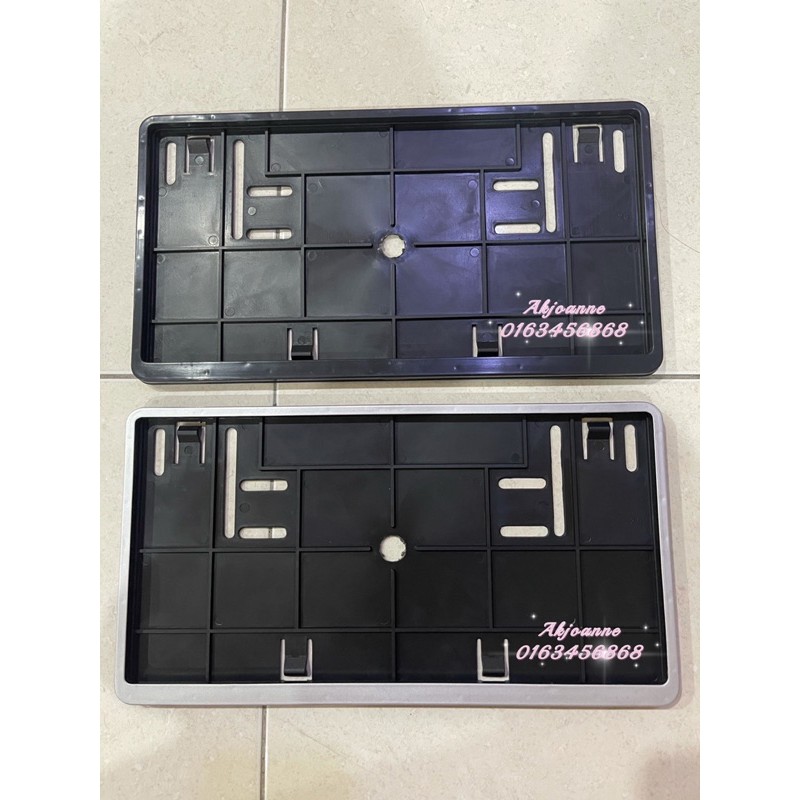 Blank Car Number Plate Cover Frame Long & Square | Shopee Malaysia