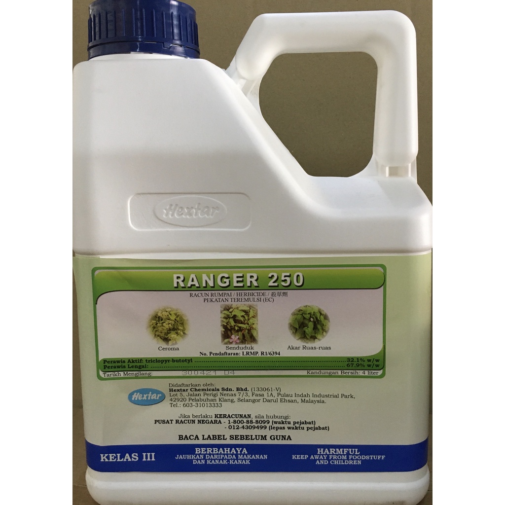 * ORIGINAL * 4L racun rumpai Hextar Ranger 250 / akar ruas-ruas ...