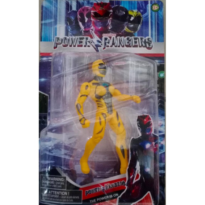 TOY Power Ranger Yellow | Shopee Malaysia