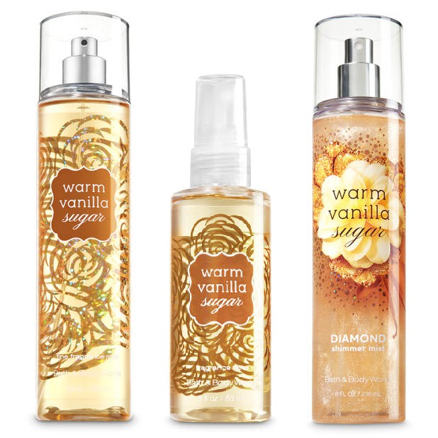 Bath & body works warm online vanilla sugar diamond shimmer mist