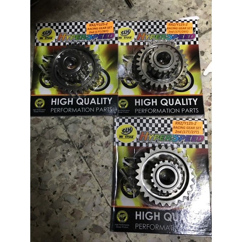 HYPERSPEED RXZ 2nd racing gear box 17/27,17/28,17/29 | Shopee Malaysia