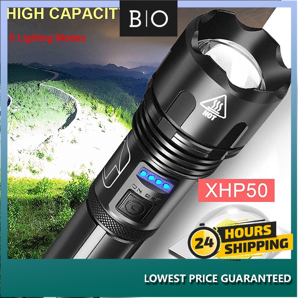 New T6 flashlight LED Activities price super bright 3 Modes Zoomable ...