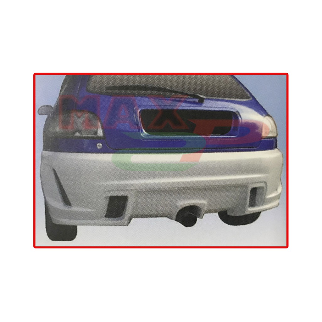 Proton Satria 1st Generation (1994-2005) NEO R-3 Style Rear Back Bumper ...