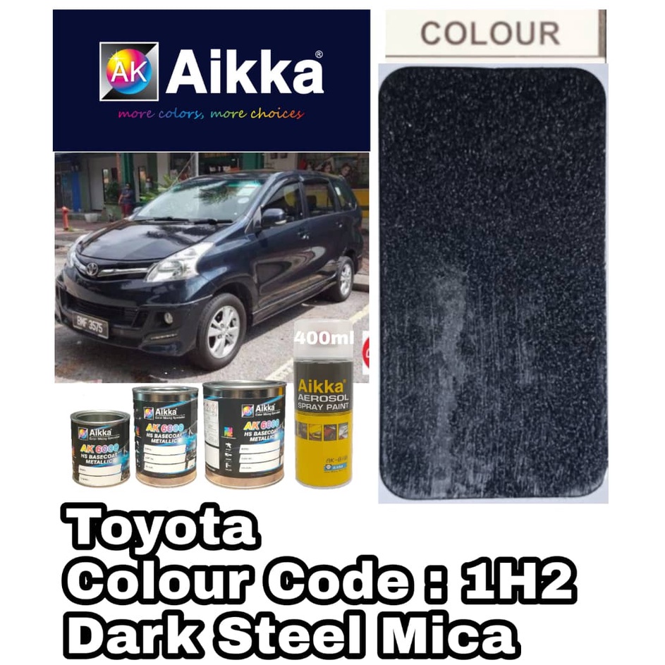 TOYOTA 1H2 / DARK STEEL MICA - Aikka Oem Factory Colour / TOUCH UP ...