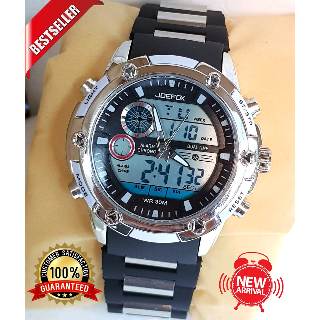 Special Promotion New Arrival 🔥 BRAND JOEFOX 🔥 Dual Time Men Fashion ...