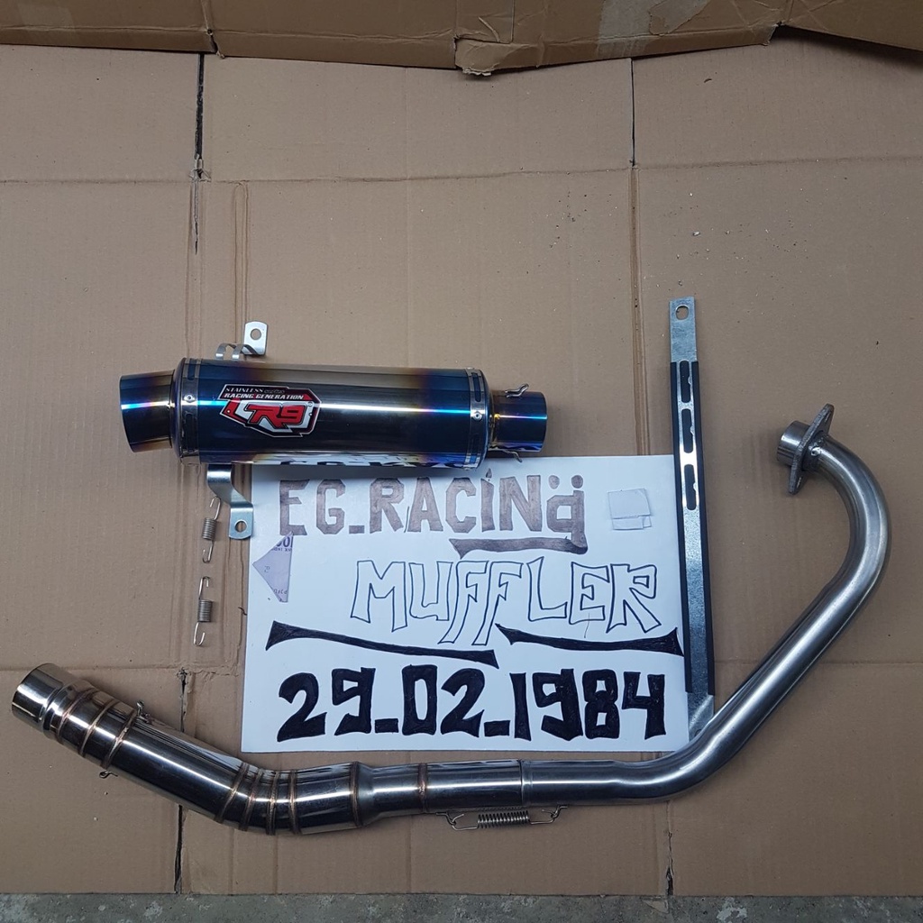 Exhaust RACING R9 PNP VIXION R15 SATRIA SONIC MEGA/GL PRO TIGER GSX GTR ...