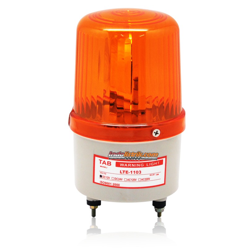 Warning Light Rotary 4 inch 12VDC TAB - Price - ORIGINAL | Shopee Malaysia