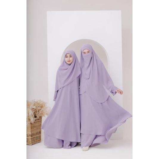 Abaya Stella Khira Jubah Dress Cantik Murah Khimar Purdah Umrah Baju ...