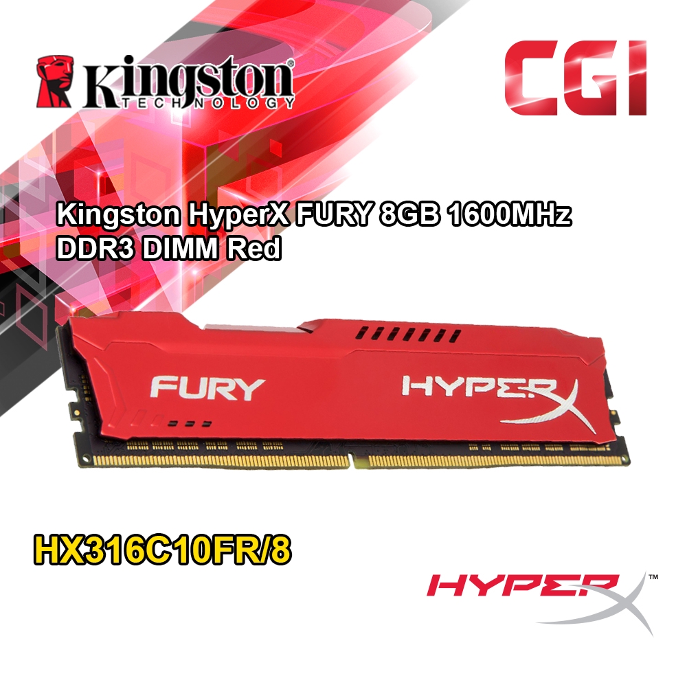 Hyperx fury discount 8gb ddr3 1600